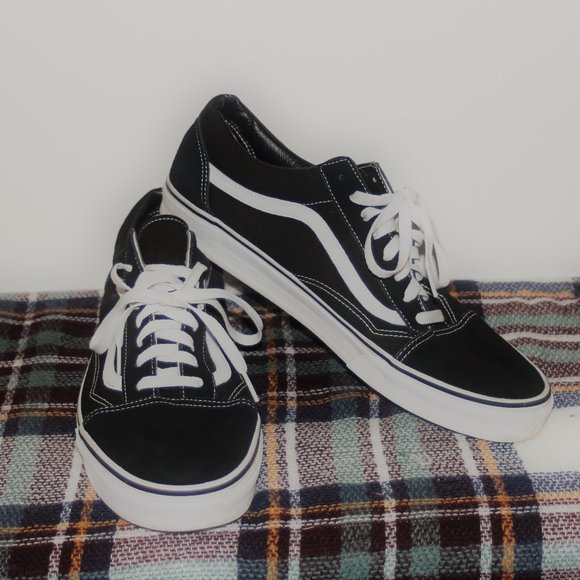 Vans Other - LN MENS VANS - SIZE 14 - OFF THE WALL BLACK/WHITE